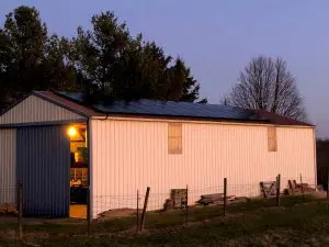 Harrison Ohio barn with solar