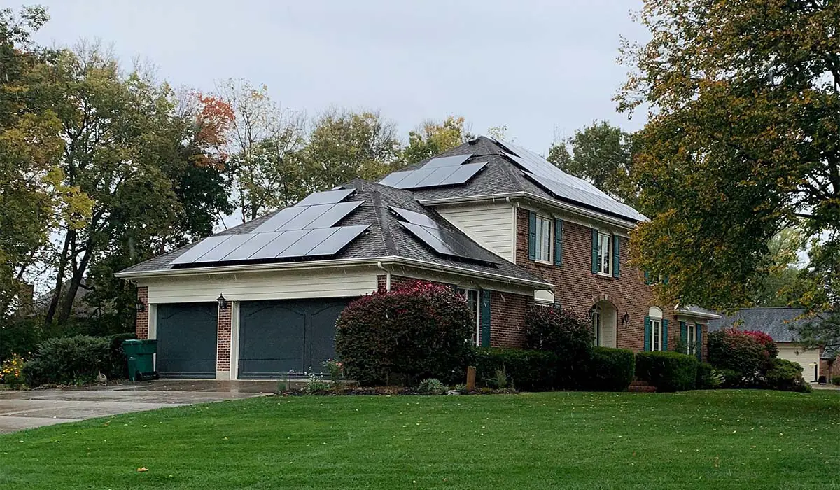 A nice home with solar power from Icon Solar